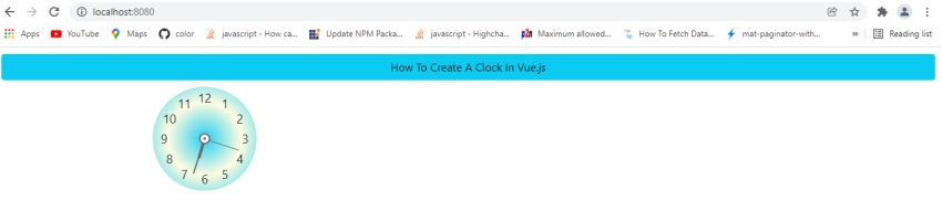 How To Create A Clock In Vue.js